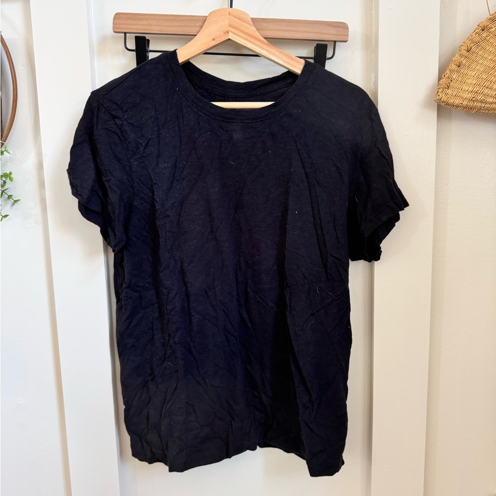 Abercrombie & Fitch Black Crew Neck Short Sleeve T-Shirt